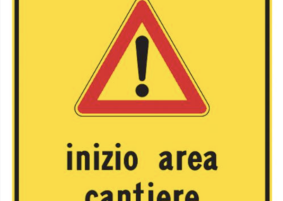 Cartellonistica da cantiere